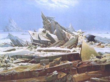 Caspar David Friedrich Mar Polar Pinturas al óleo